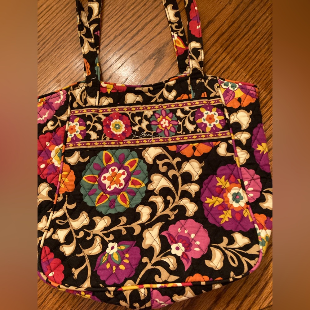 Vera Bradley Floral Quilted Tote Bag